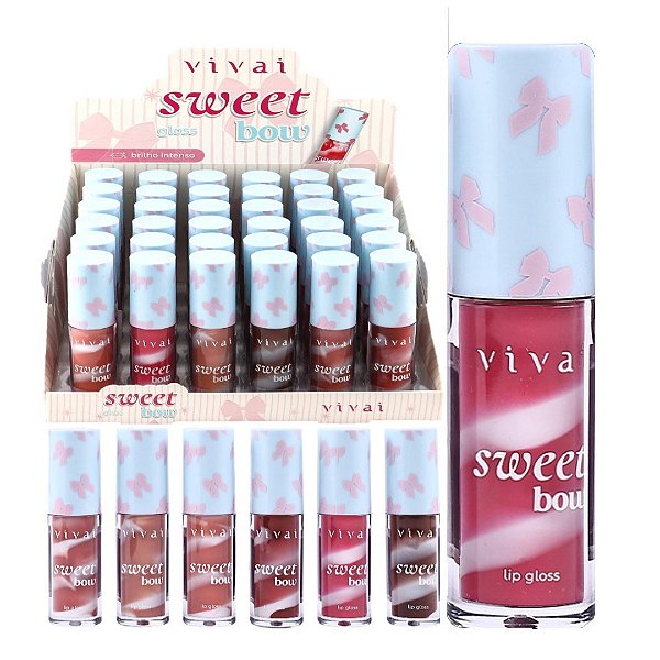 Vivai - Gloss Brilho Intenso Sweet Bow - 36 un