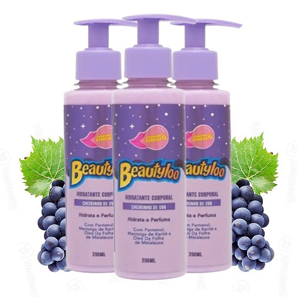 Face Beautiful - Hidratante Corporal Beautyloo Uva FB510 - 06 Und