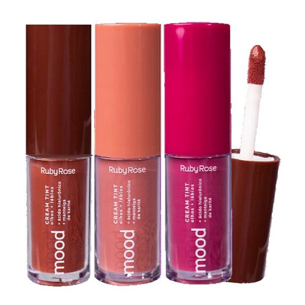 Ruby Rose - Novo CreamTint Mood 2 em 1 HB575G1- Kit C/3 Un ( Validade: 09/2026 )