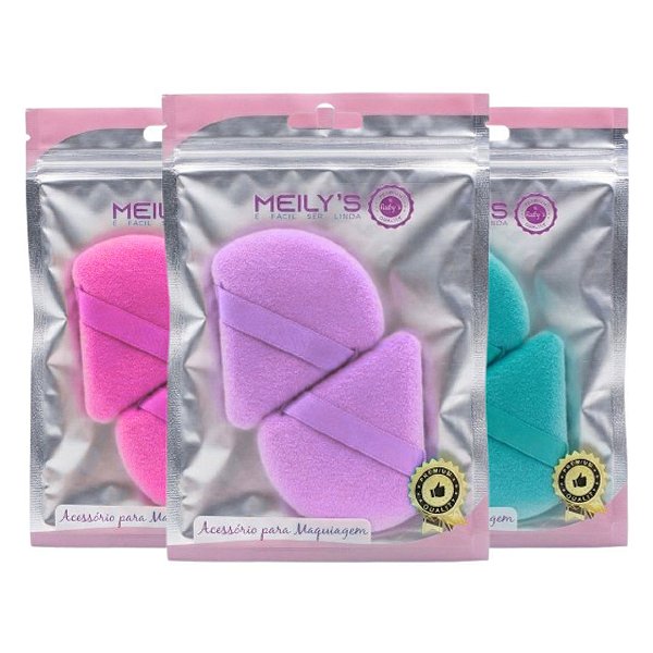 Meilys - Par de Esponjas Triangulo MAC334 - 06 Und
