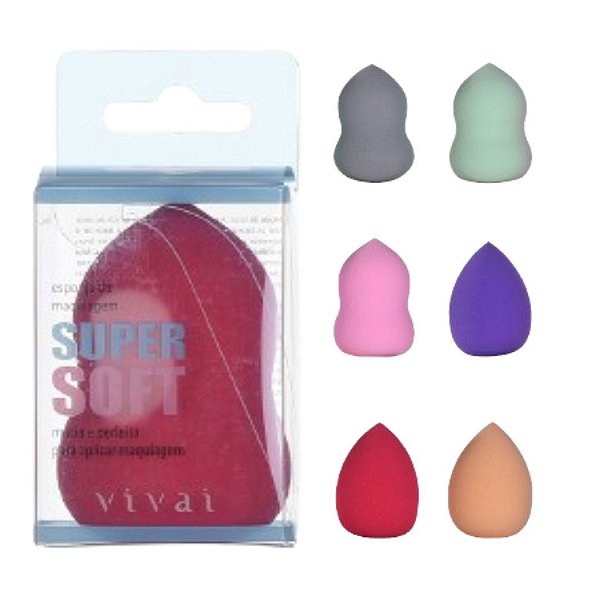 Vivai - Esponja de Maquiagem Super Soft 5001 - 06 Und