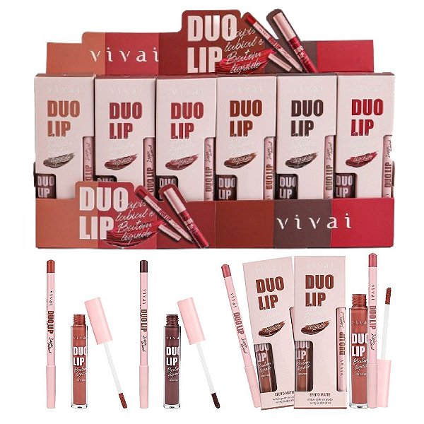 Vivai - Duo Lip Lapis Labial e Batom 3387 - 24 Und