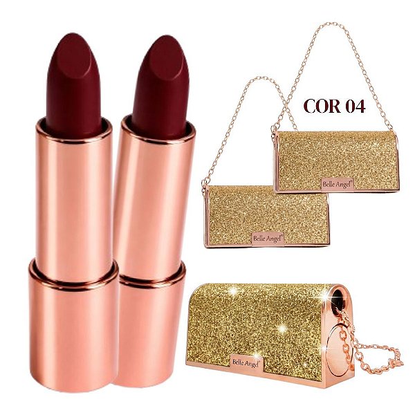 Belle Angel - Batom Matte Bolsinha RB0612 - Cor 04
