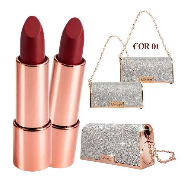 Belle Angel - Batom Matte Bolsinha RB0613 - Cor 01