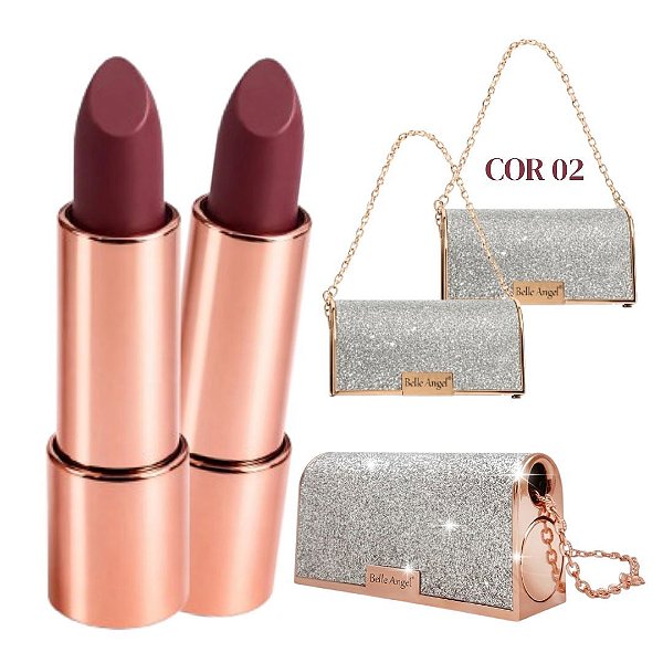 Belle Angel - Batom Matte Bolsinha RB0613 - Cor 02