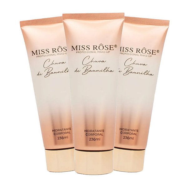 Miss Rose - Hidratante Corporal Chuva de Baunilha - 03 Und