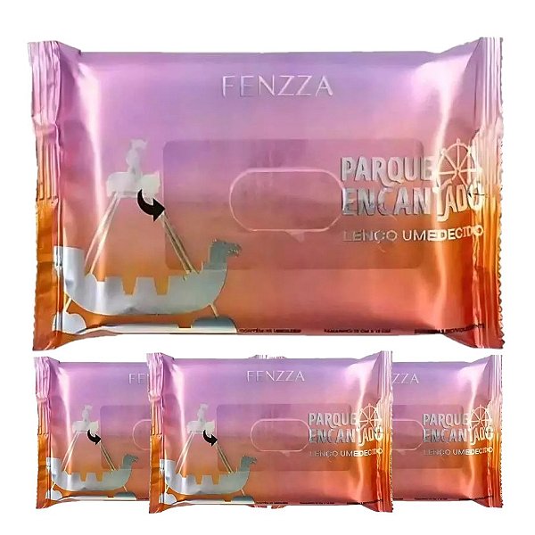 Fenzza - Lenço Umedecido Parque Encantado FZ50024 - 06 Und