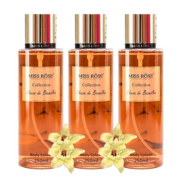 Miss Rose - Body Splash Chuva de Baunilha 250ml - 03 Un