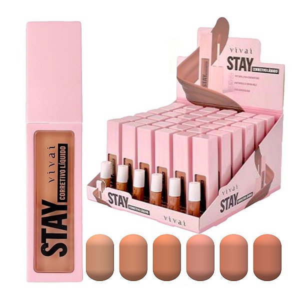 Vivai - Corretivo Liquido Stay 1256 B - 36 Und