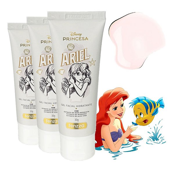 Fenzza - Gel Facial Hidratante Princesa Ariel DIS243 - 06 Und
