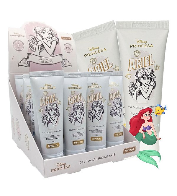 Fenzza - Gel Facial Hidratante Princesa Ariel DIS243 - 24 Und