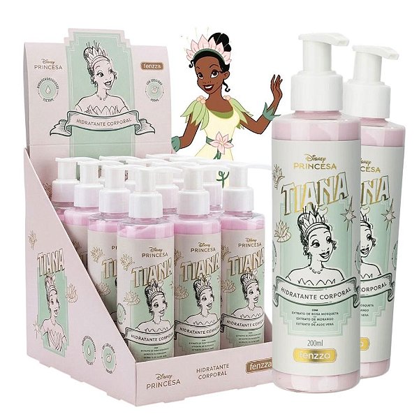 Fenzza - Hidratante Corporal Princesa Tiana Disney DIS244 - 12 Und