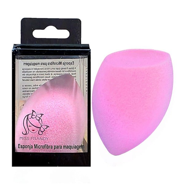 Miss Frandy - Esponja Microfibra Chanfrada para Maquiagem