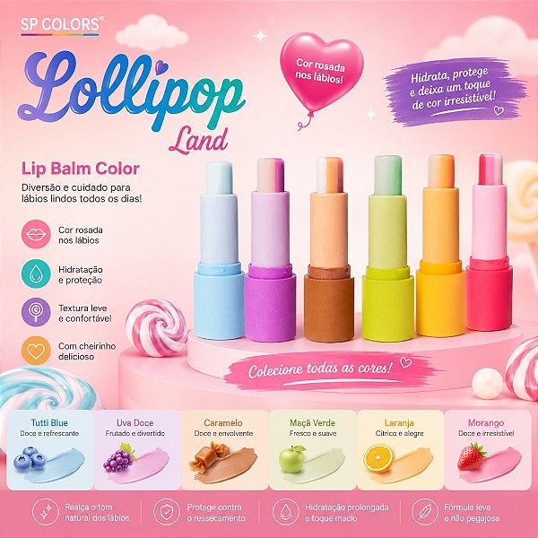 SP Colors - Lip Balm Lollipop Land SP399 - 06 Und
