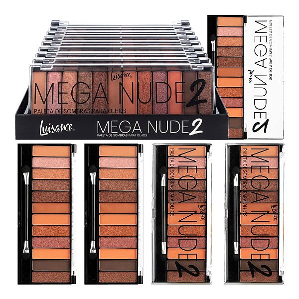 Luisance - Paleta de Sombras Mega Nude 2 L3303 - 12 Und