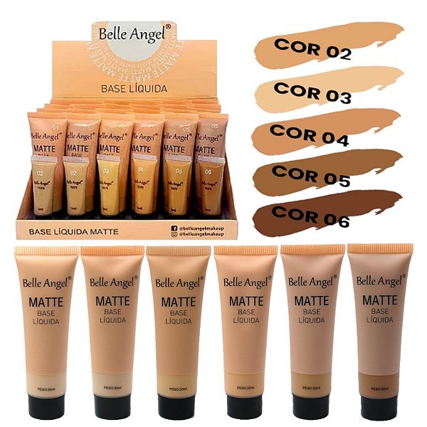 Belle Angel - Base Liquida Matte B1102 - 24 Und