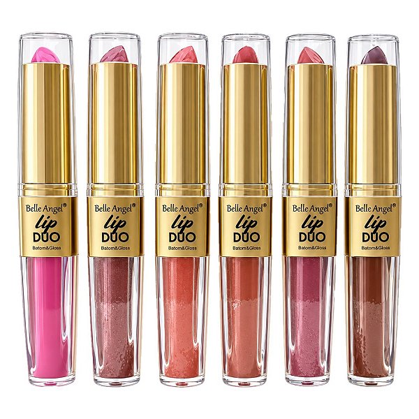 Belle Angel - Lip Duo Batom e Gloss B128A - 06 Und