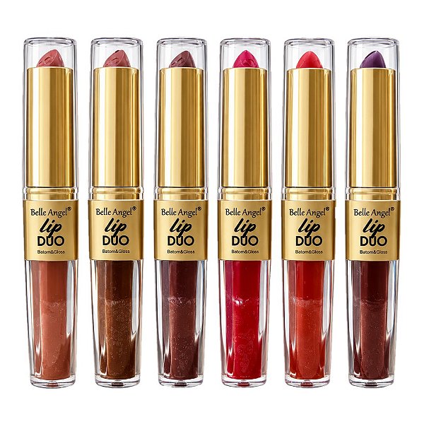 Belle Angel - Lip Duo Batom e Gloss B128B - 06 Und