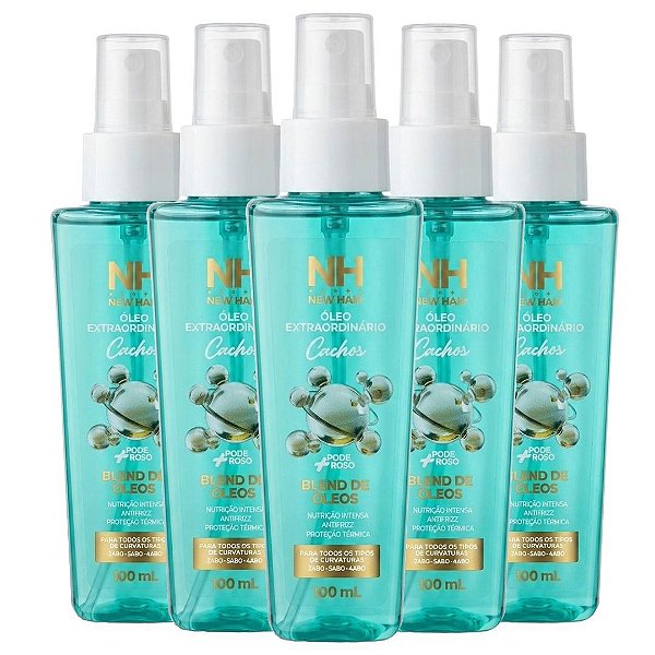 New Hair - Oleo Extraordinario Cachos Blend de Oleos - 12 Und