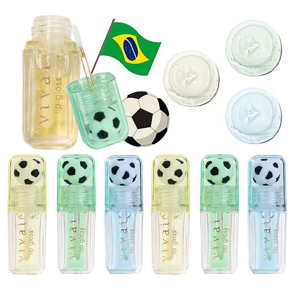 Vivai - Lip Gloss Copa Brasil 3501 - 06 Und