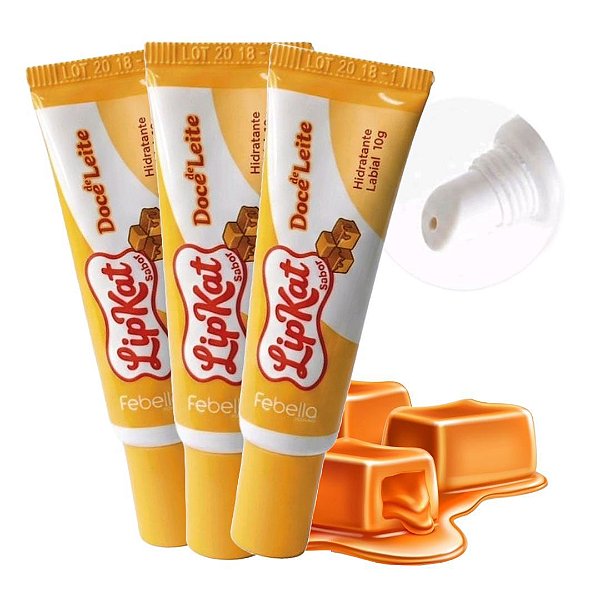 Febella - Hidratante Labial Doce de Leite LGK0426 - 06 Und