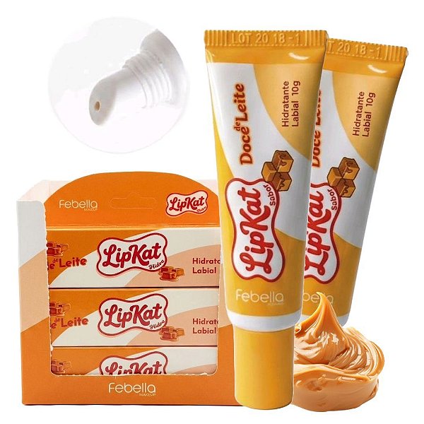 Febella - Hidratante Labial Doce de Leite LGK0426 - 12 Und