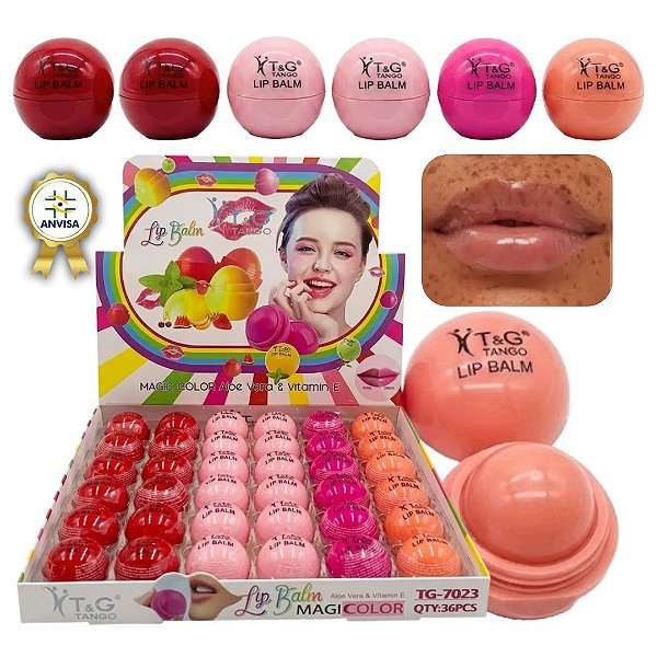 Tango - Lip Balm Bolinha TG7023 - 36 Und