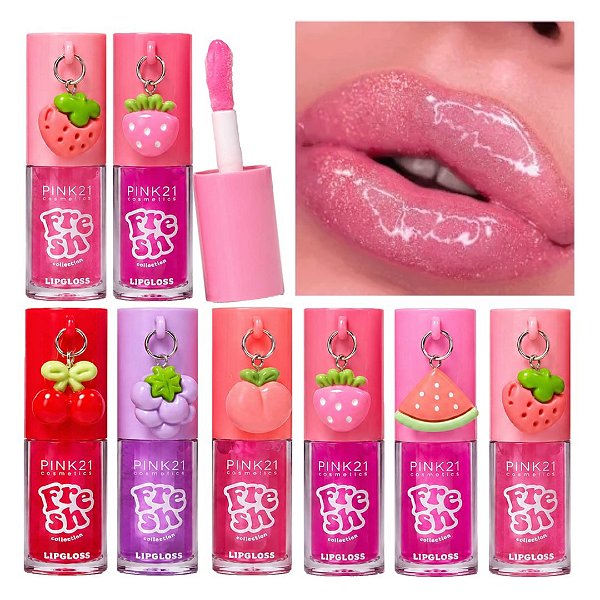 Pink 21 - Lip Gloss Fresh Frutas CS6738 - 06 Und