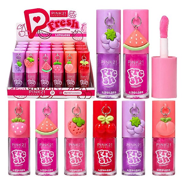 Pink 21 - Lip Gloss Fresh Frutas CS6738 - 24 Und