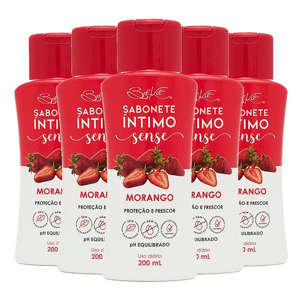 Belkit - Sabonete Intimo Sense Morango - 06 Und