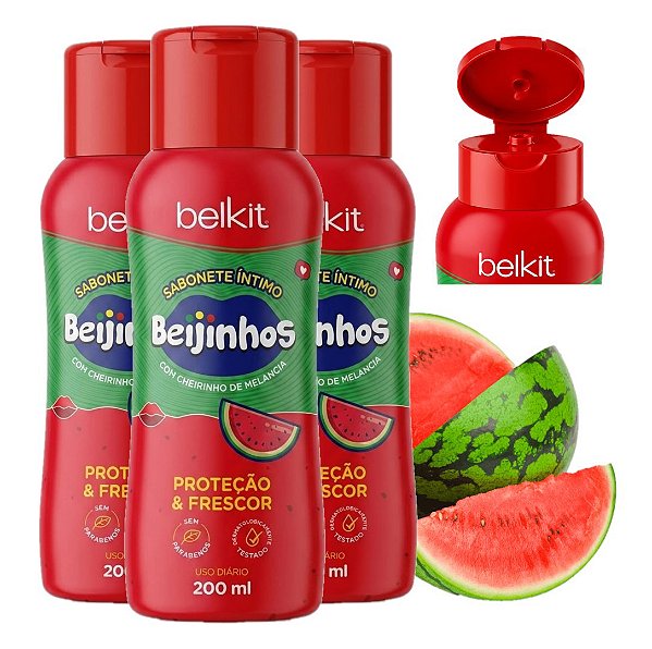 Belkit - Sabonete Intimo Beijinhos Melancia - 06 Und
