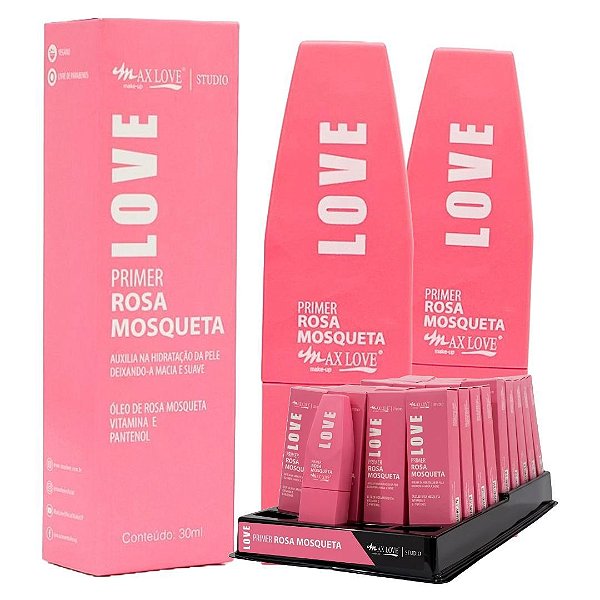 Max Love - Primer Rosa Mosqueta Love - 36 Und (Validade: 03/2029)