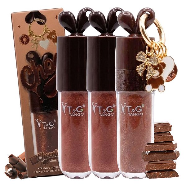 Tango - Lip Oil Chocolate c/ Chaveiro TG7010 - 06 Und