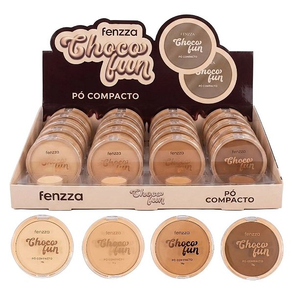 Fenzza - Po Compacto Choco Fun FZ34046 - 24 Und