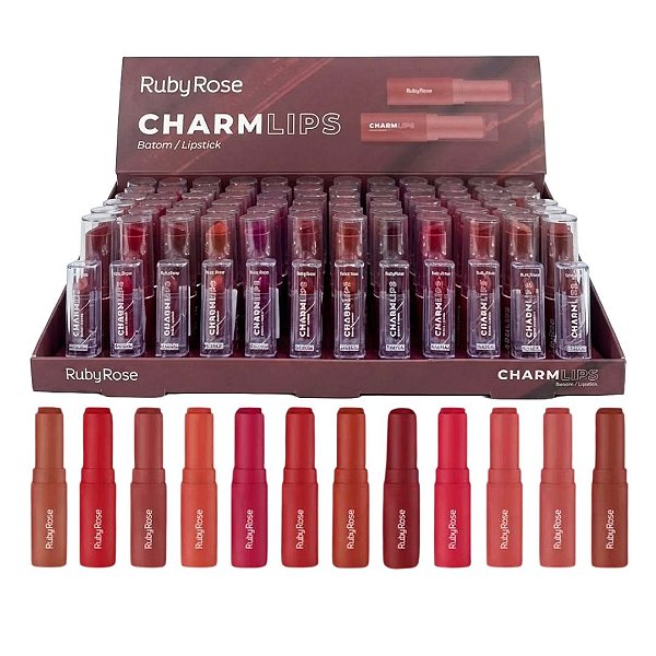 Ruby Rose - Batom Charm Lips L6001G1 -72 Und