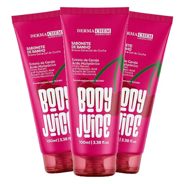 Dermachem - Sabonete de Banho Cereja Body Juice - 06 Und