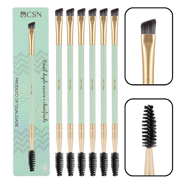Cisne - Pincel Duplo Escova e Chanfrado CP48E - 06 Und