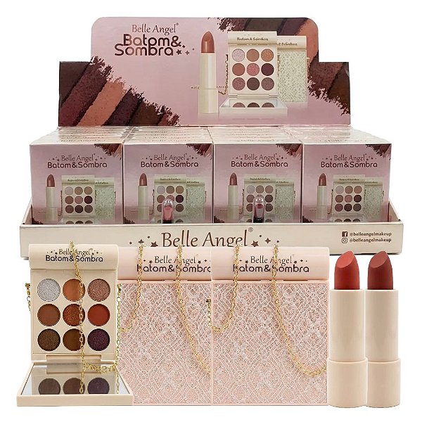 Belle Angel - Batom e Sombra Bolsinha RRB0663 - 24 Und