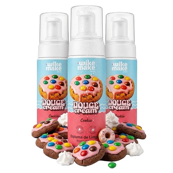Wike Make - Espuma de Limpeza Cookie Douce Cream WM0054B - 06 Und