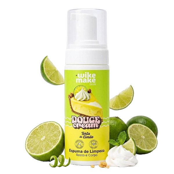 Wike Make - Espuma de Limpeza Torta de Limão Douce Cream WM0054C