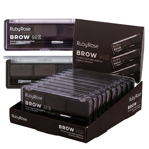 Ruby Rose - Sombra para Sobrancelha Brow me Ruby Rose E2516 BM04 - 12 Und