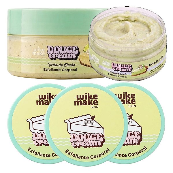 Wike Make - Esfoliante Corporal Torta de Limão Douce Cream WM0055C - 06 Und