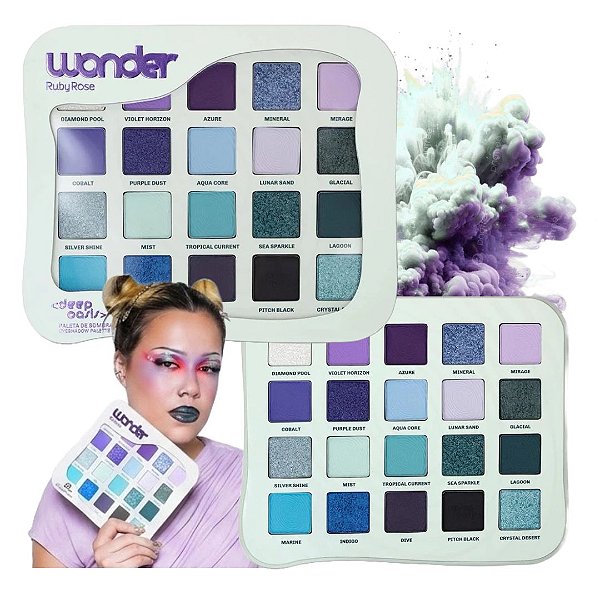 Ruby Rose - Paleta de Sombras Deep Oasis Wonder E2111