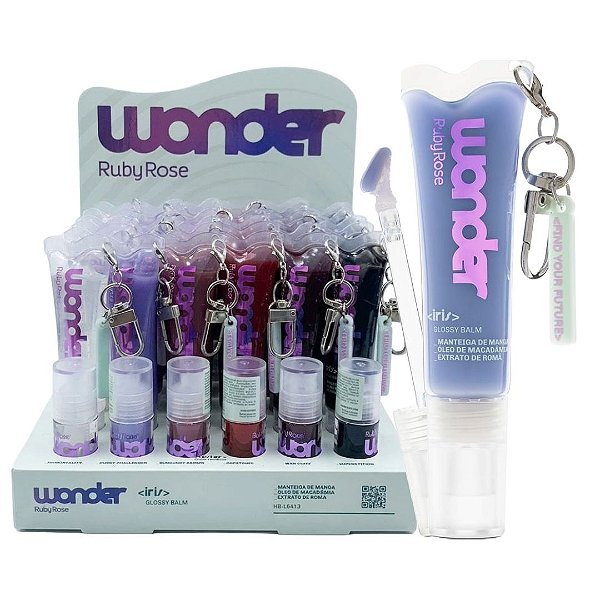 Ruby Rose - Glossy Balm Iris Wonder L6413 - 36 Und