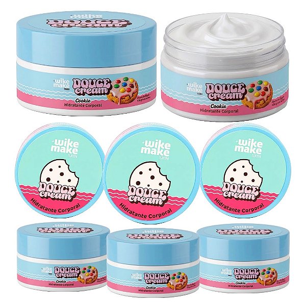 Wike Make - Hidratante Corporal Cookie Douce Cream WM0056B - 12 Und
