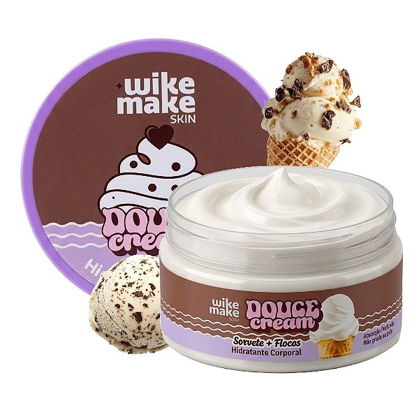 Wike Make - Hidratante Corporal Sorvete de Flocos Douce Cream WM0056D