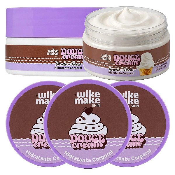 Wike Make - Hidratante Corporal Sorvete de Flocos Douce Cream WM0056D - 06 Und