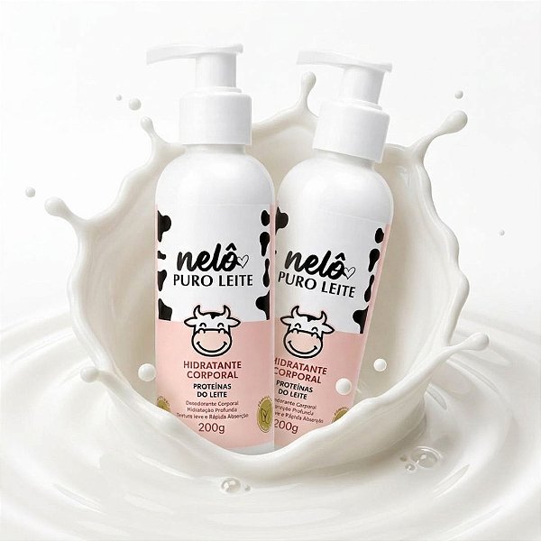 Nelo - Hidratante Corporal Puro Leite NL0081
