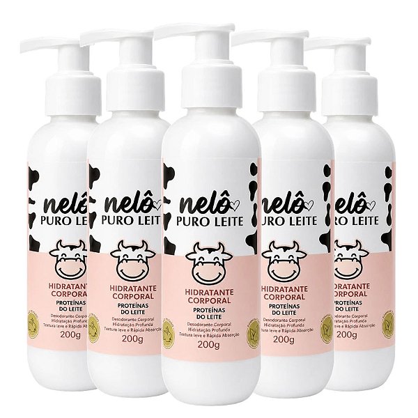 Nelo - Hidratante Corporal Puro Leite NL0081 - 12 Und
