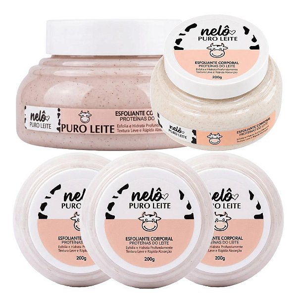 Nelo - Esfoliante Corporal Puro Leite NL0082 - 06 Und